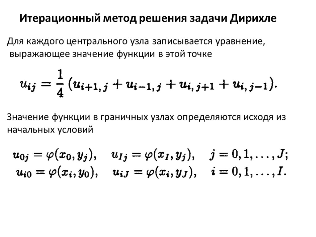 Разностная схема уравнения теплопроводности