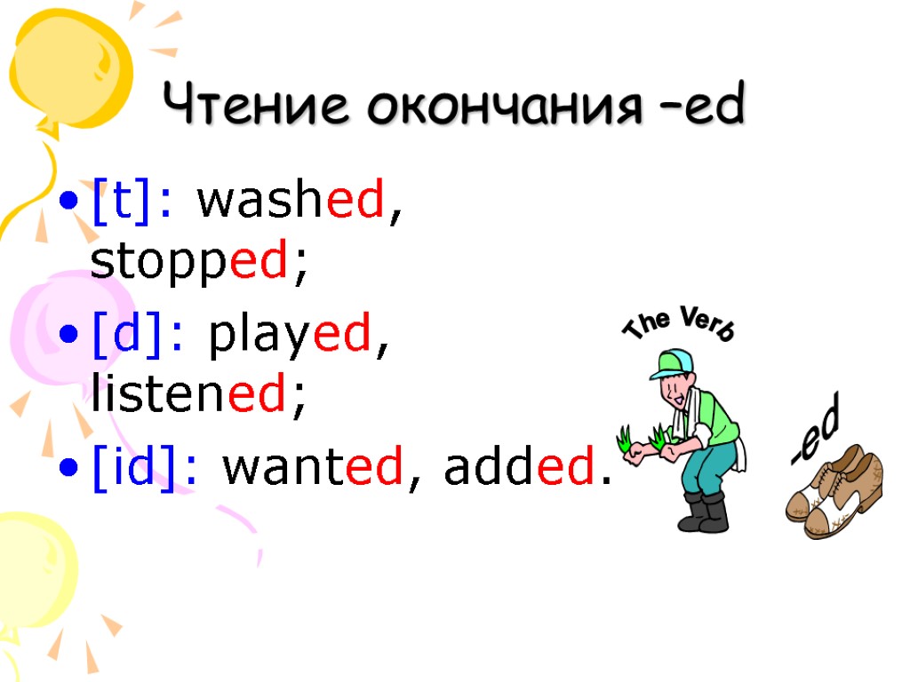 Окончание ed. Past simple окончания. Паст Симпл окончание ed. Чтение ed в past simple. Задание на окончание ed.