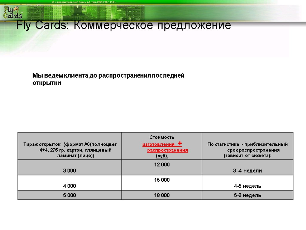 Коммерческая карта. Коммерческое предложение теле2.