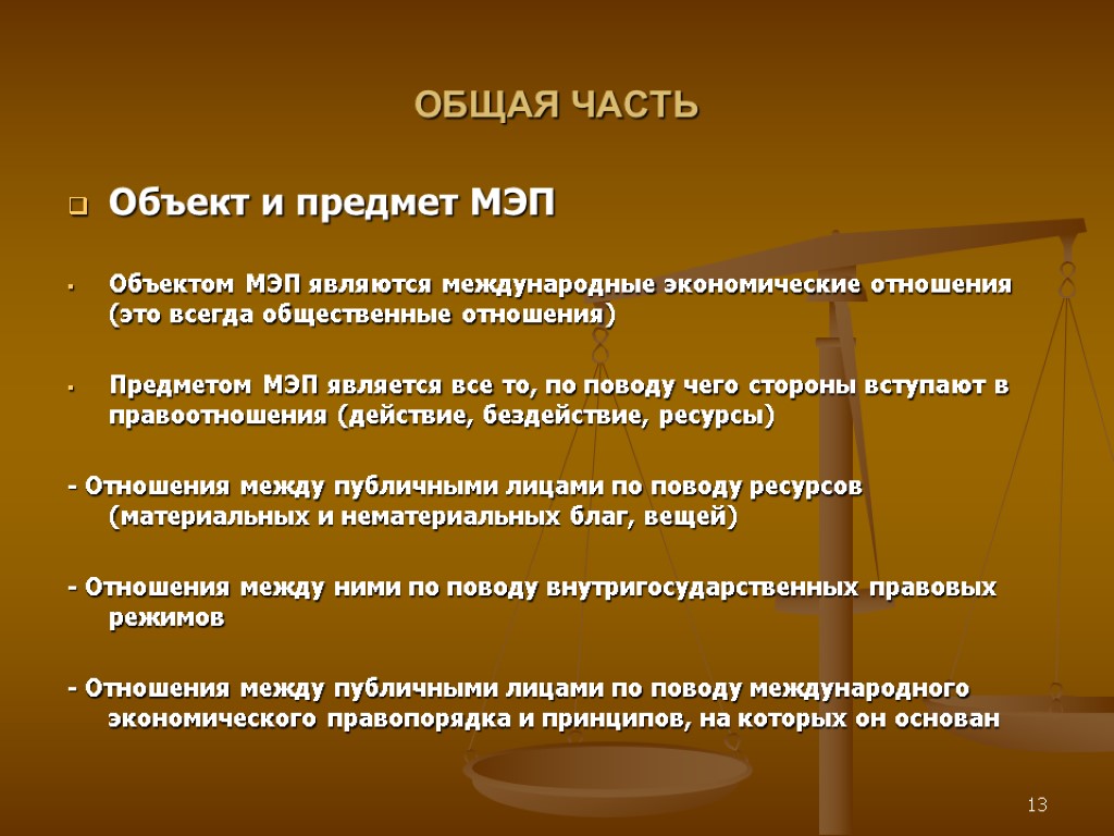 Международное экономическое право