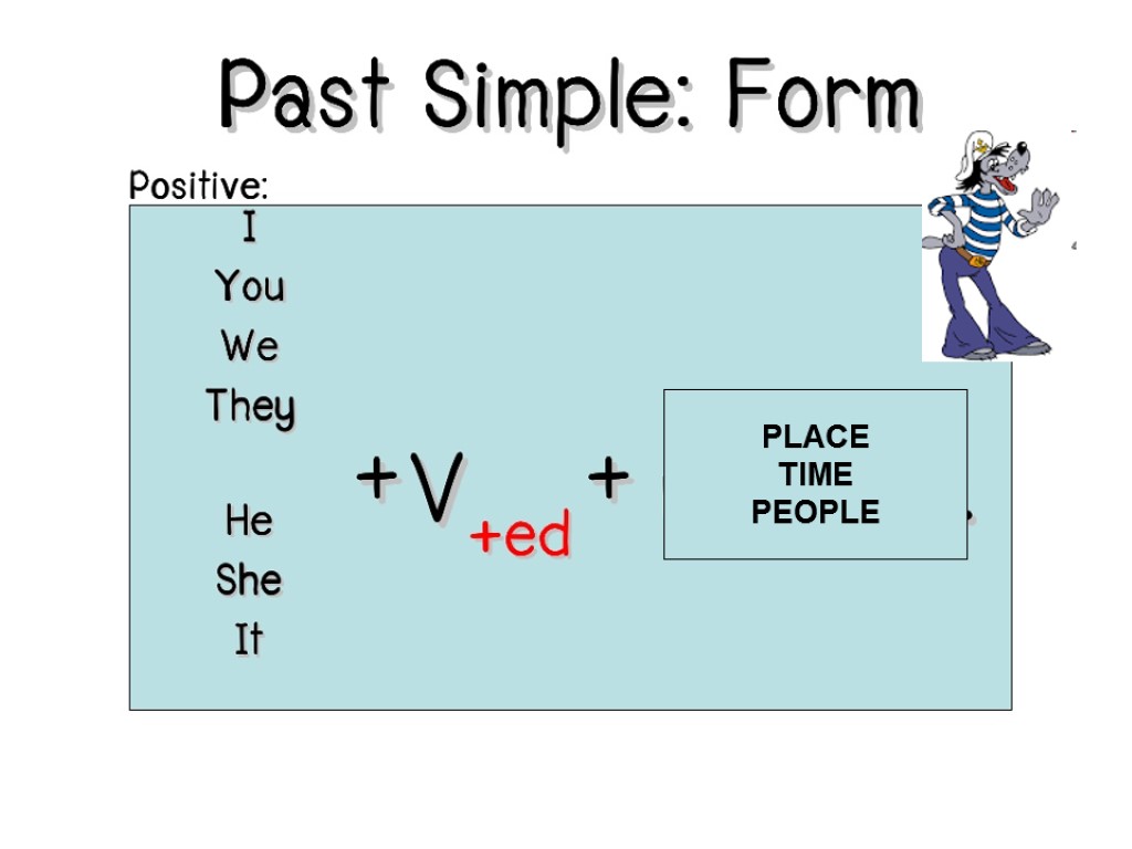 Past simple b present simple схема