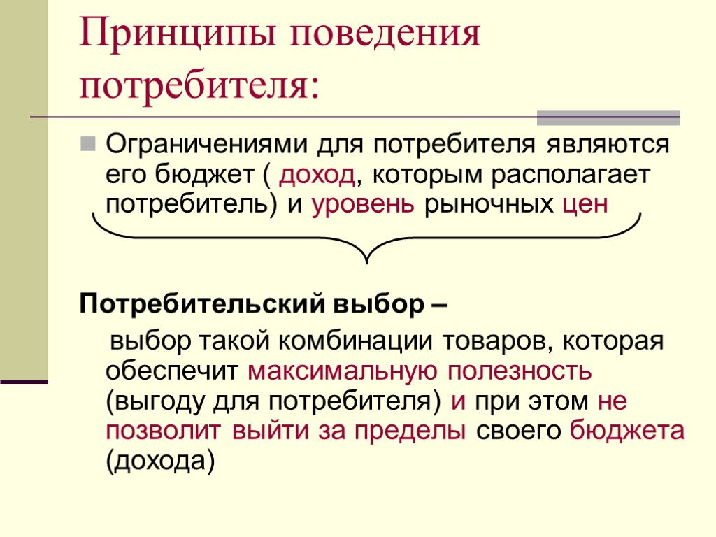 Ценой потребителя является. Принципы поведения потребителя. Основные принципы поведения потребителя. Принципы поведения потребителя на рынке. Поведенческие принципы.