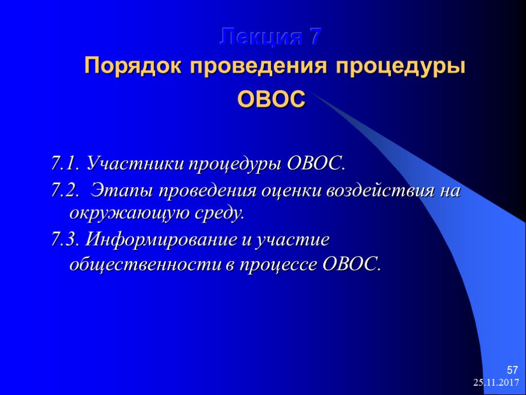 Овос и экологическая экспертиза презентация