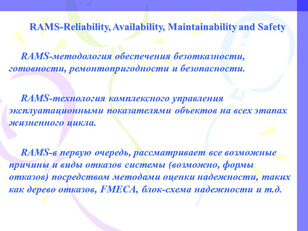 Рам технологии. Rams методология. Rams требования. Методология Rams презентация. Rams надежность это.