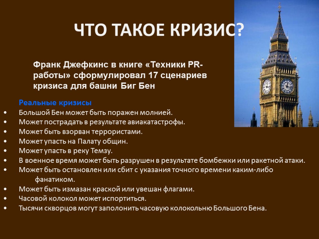 Что такое кризис