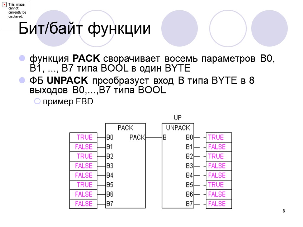 Функция типа bool. Функции Pack. Выбор бита в байте VHDL функция. 8 Битный байт. Копировать биты из байта в байт ардуино.