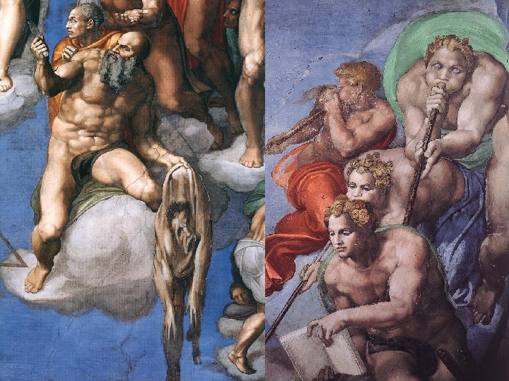 Микеланджело Сикстинская капелла Страшный суд 1536-1547 