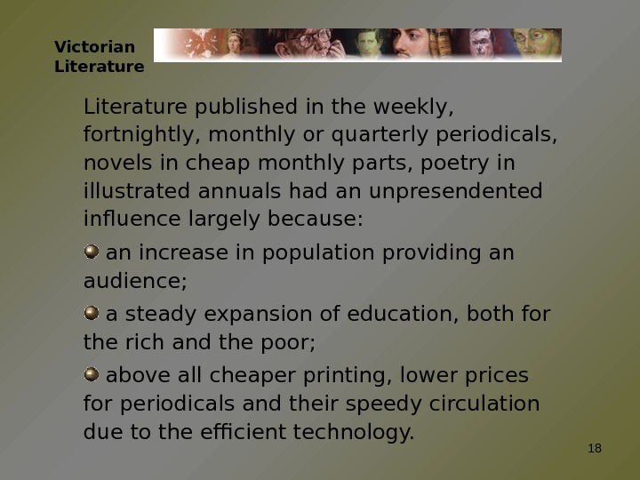 Victorian Literature published in the weekly,  fortnightly, monthly or quarterly periodicals,  novels in cheap