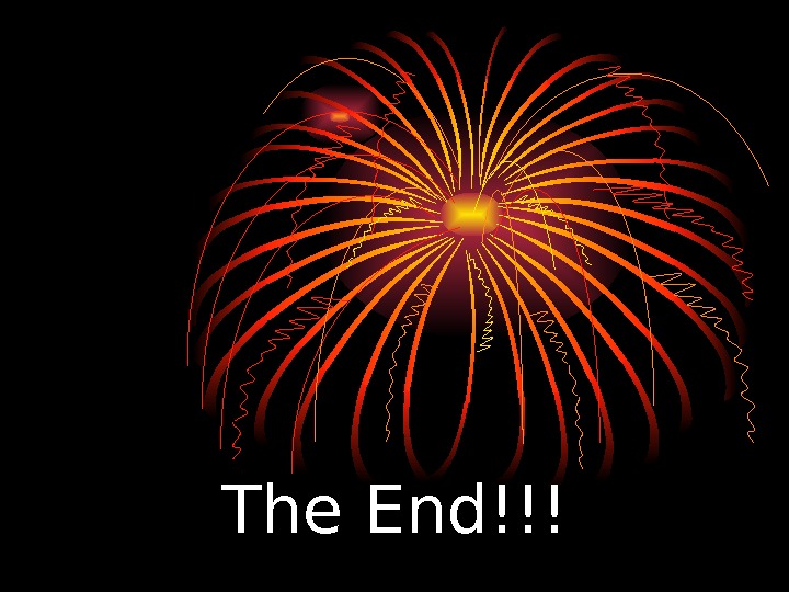 The End!!! 