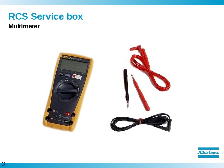 3  RCS Service box Multimeter 