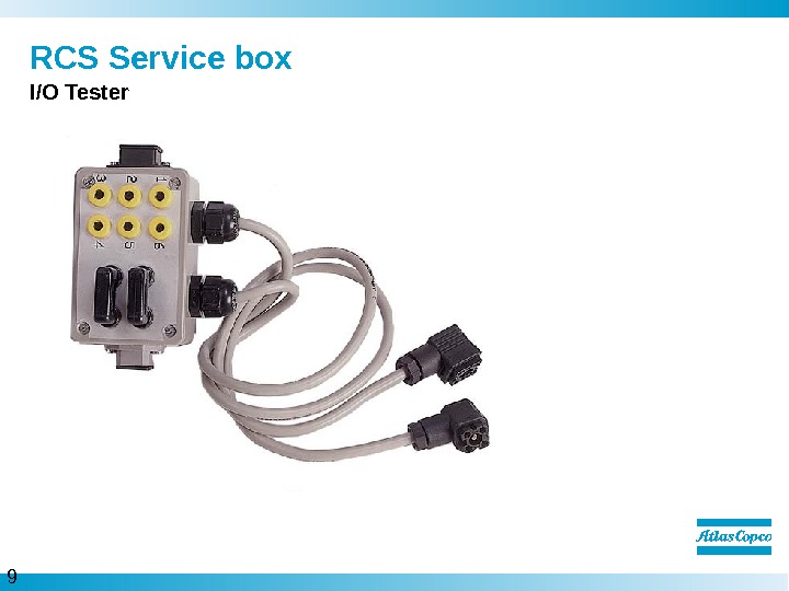 9  RCS Service box I/O Tester 