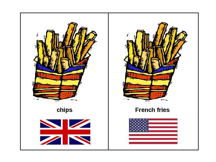 chips French fries 