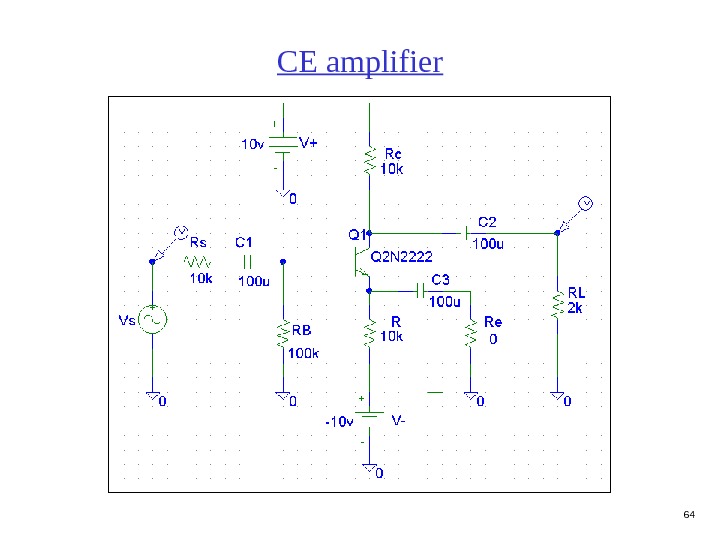 64 CE amplifier 