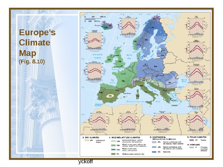 Globalization & Diversity:  Rowntree, Lewis, Price, W yckoff 17 Europe’s Climate Map (Fig. 8. 10)