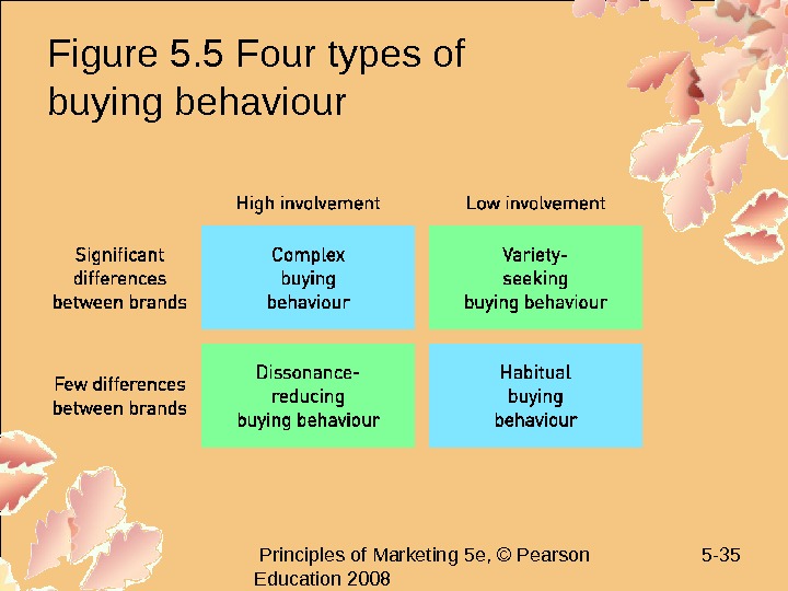   Principles of Marketing 5 e, © Pearson Education 2008 5 - 35 Figure 5.