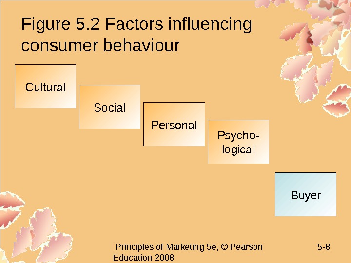   Principles of Marketing 5 e, © Pearson Education 2008 5 - 8 Figure 5.