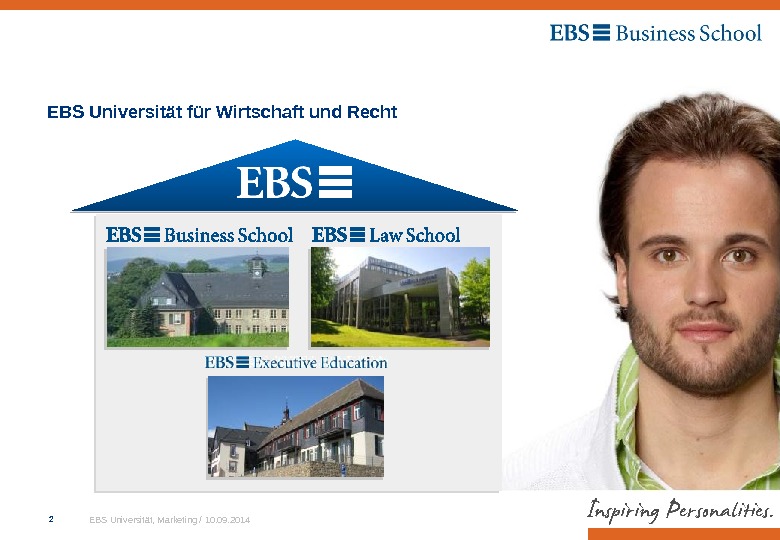 EBS Universität, Marketing / 10. 09. 20142 EBS Universität für Wirtschaft und Recht  