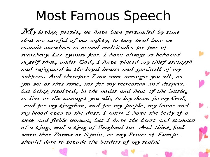  Most Famous Speech  