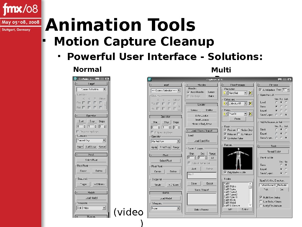  Motion Capture Cleanup Powerful User Interface - Solutions:  Animation Tools Normal Multi Row (video