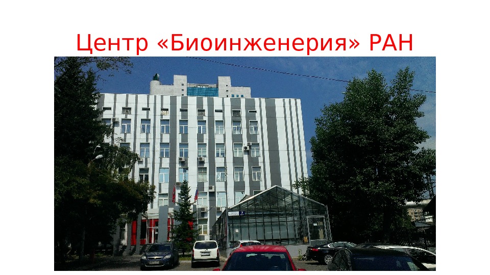 Центр «Биоинженерия» РАН 
