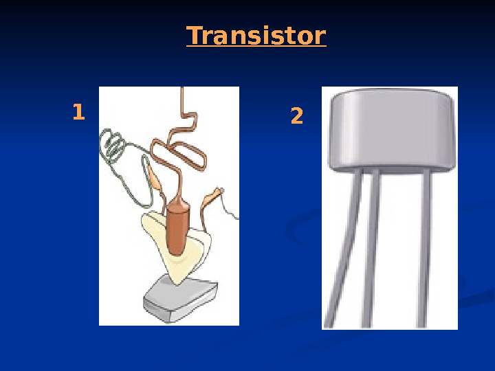 Transistor 1 2 