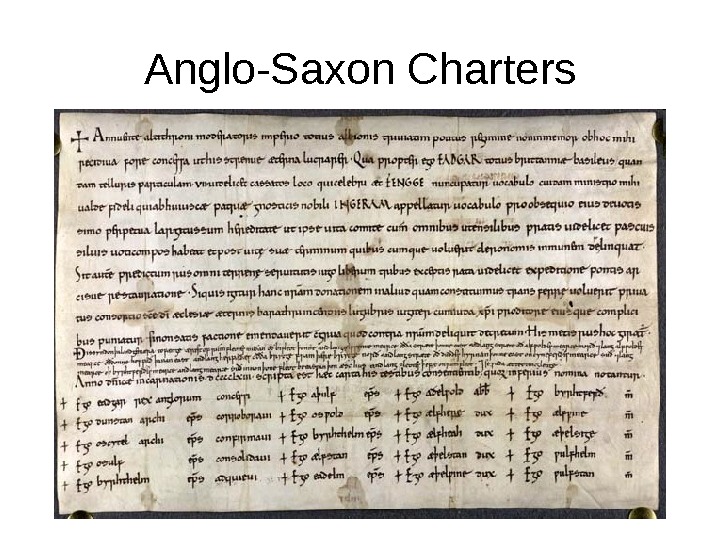 Anglo-Saxon Charters 