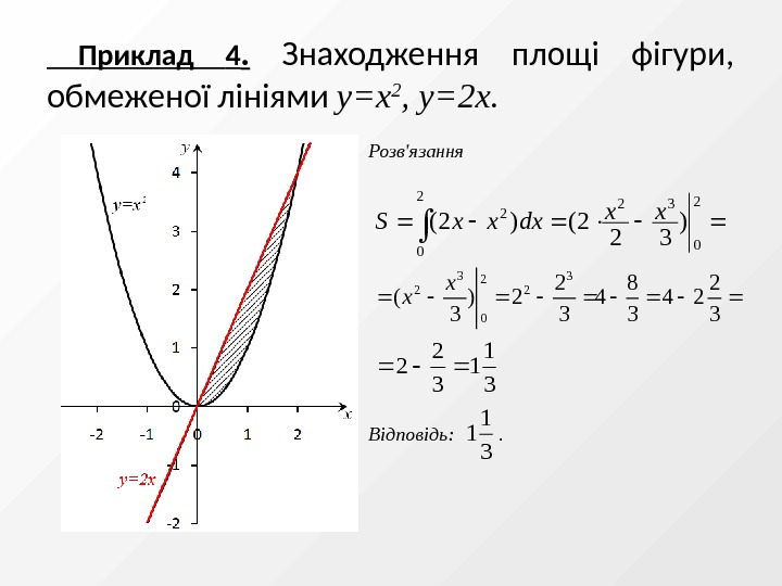 Презентация integral ta yogo zastosuvannya new