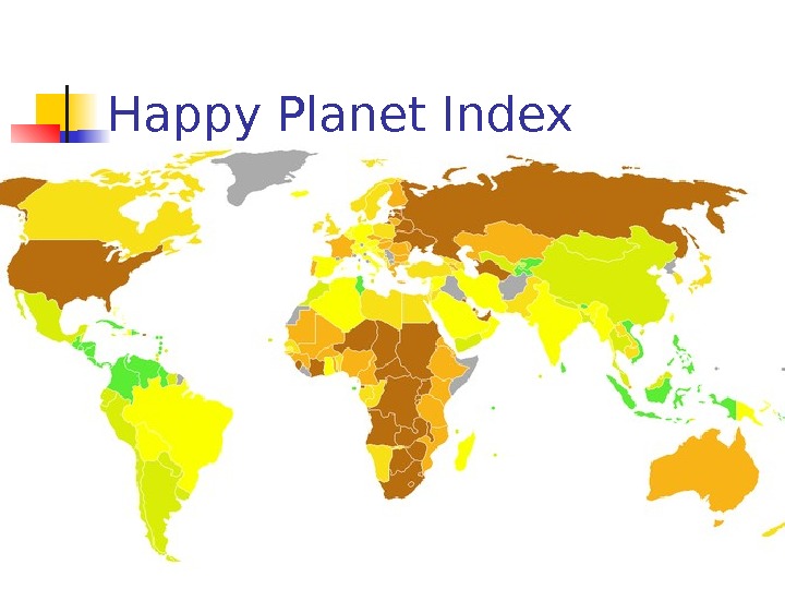 Happy Planet Index 