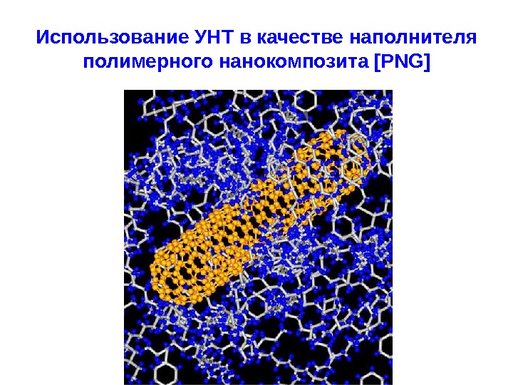   Использование УНТ в качестве наполнителя полимерного нанокомпозита [PNG] 