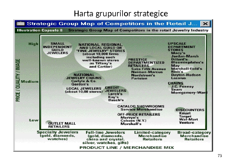 Harta grupurilor strategice 73 