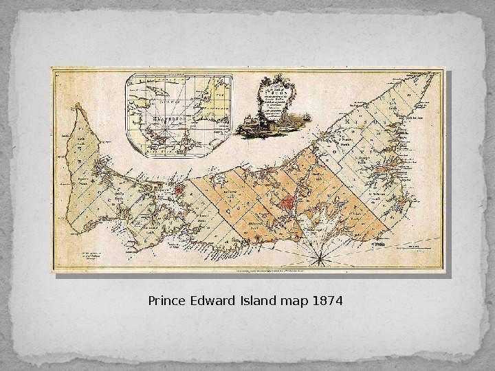 Prince Edward Island map 1874 