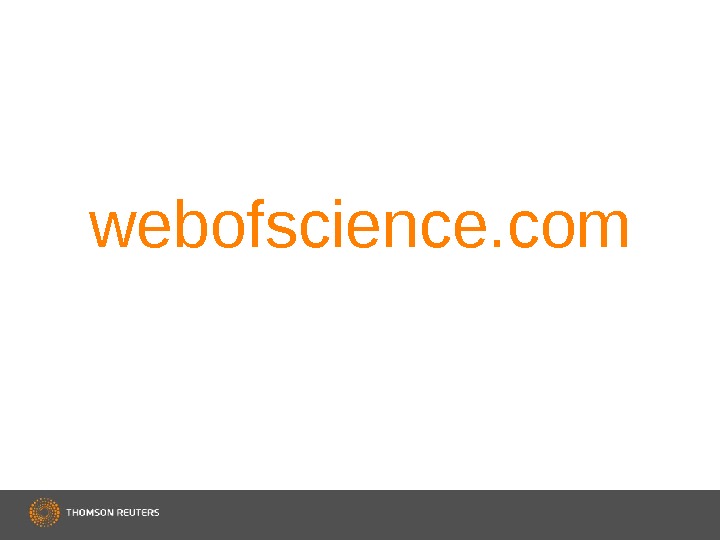 webofscience. com 
