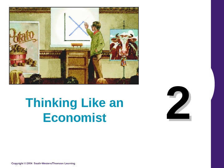 Copyright © 2004 South-Western/Thomson Learning 22 Thinking Like an Economist 