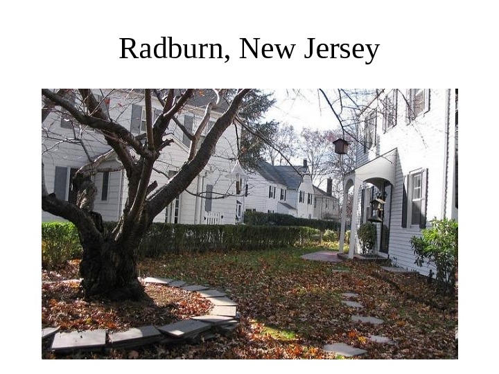 Radburn, New Jersey 