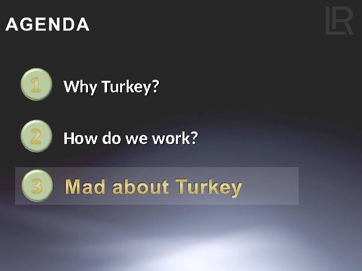 Why Turkey? How do we work?  
