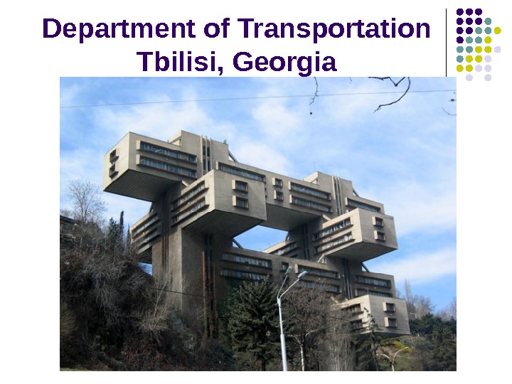   Department of Transportation  Tbilisi,  Georgia 