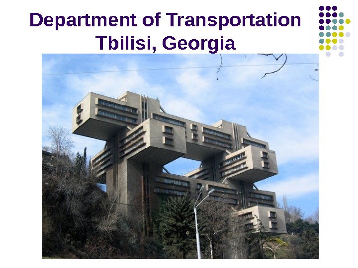 Department of Transportation Tbilisi, Georgia 