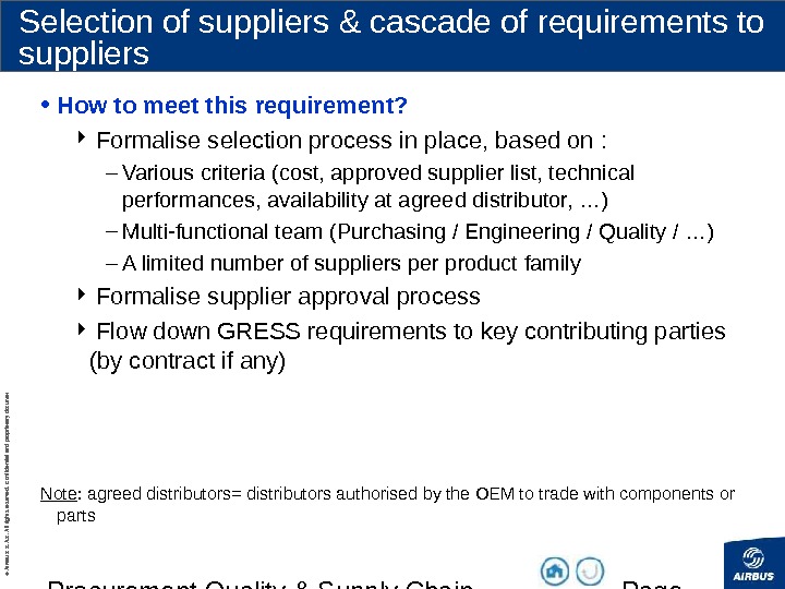   Procurement Quality & Supply Chain PQDR - User Guide – R 5. 0 Page