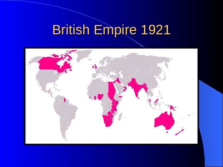   British Empire 1921 