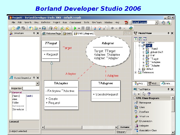 Patterns 59 Borland Developer Studio 2006 
