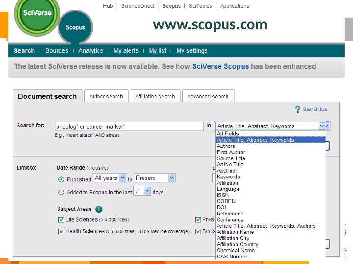 25 www. scopus. com 