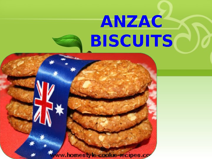 ANZAC BISCUITS 