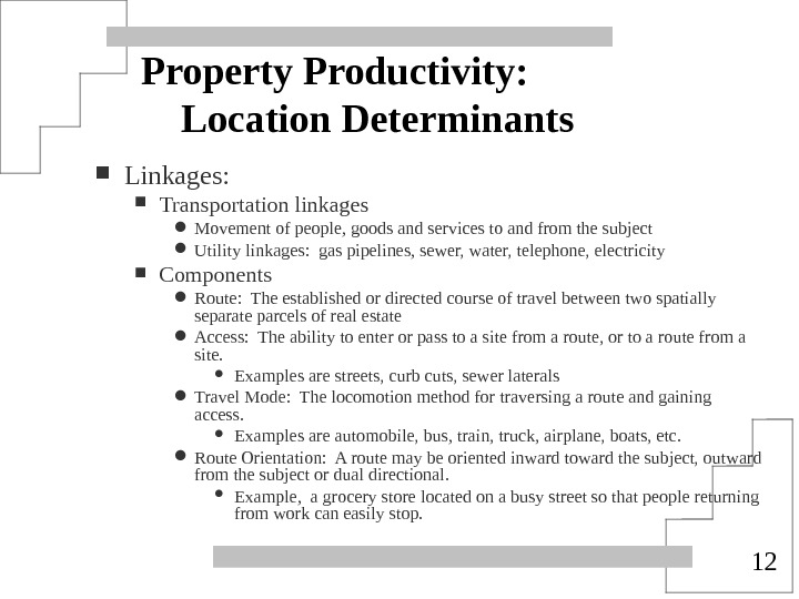 1 Basic Concepts Of Real Estate Marketability Analysis