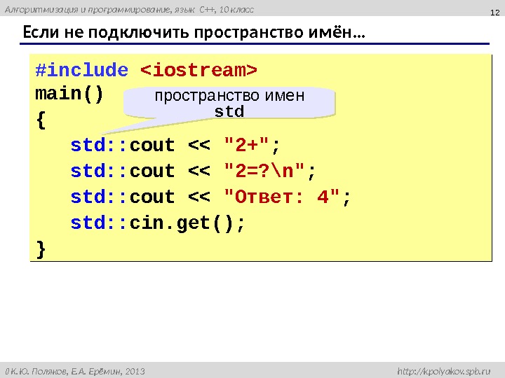 Поляков презентации 8 класс информатика