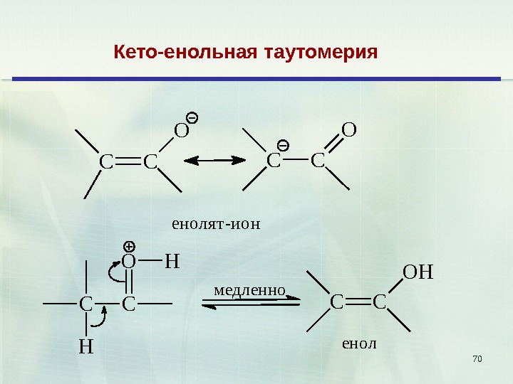 Кетоенольная таутомерия