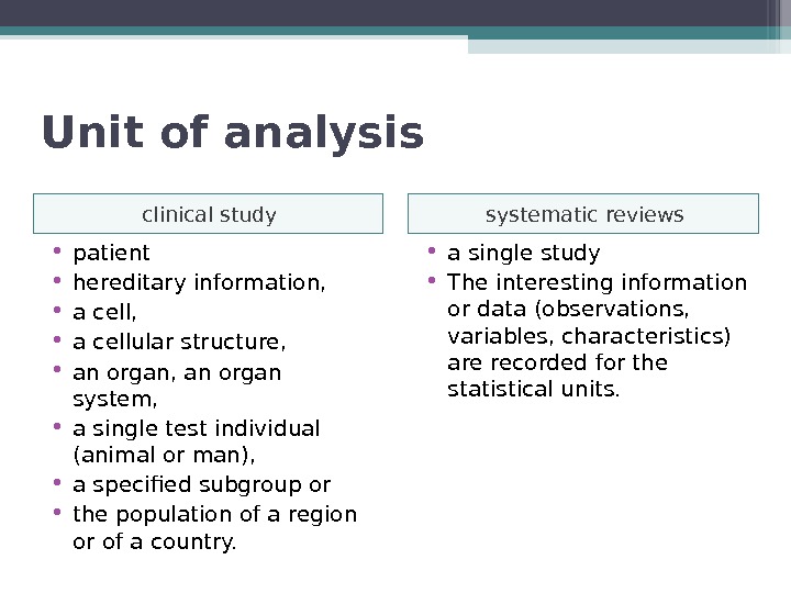 all types of research in medicine