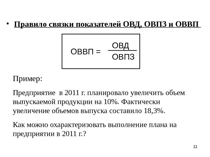 Относительные величины планового задания выполнения плана и динамики их взаимосвязь