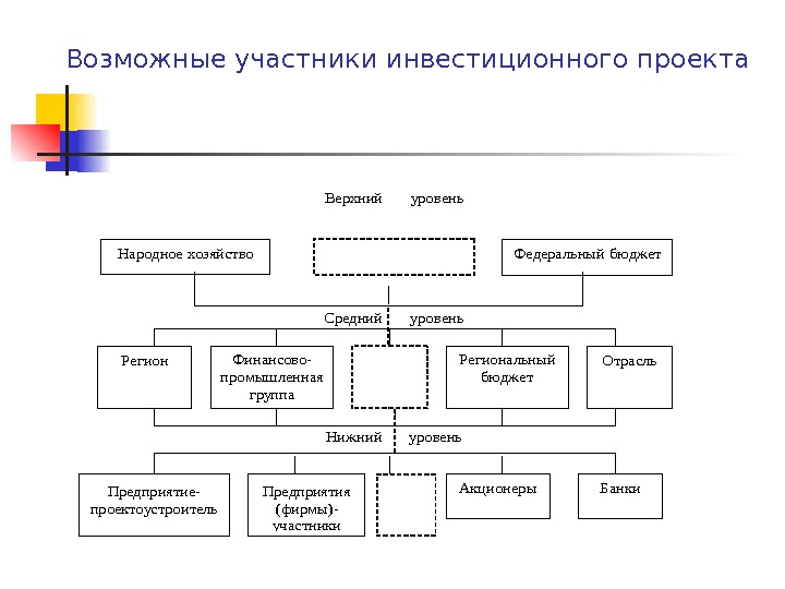 Участники инвестиционного проекта это