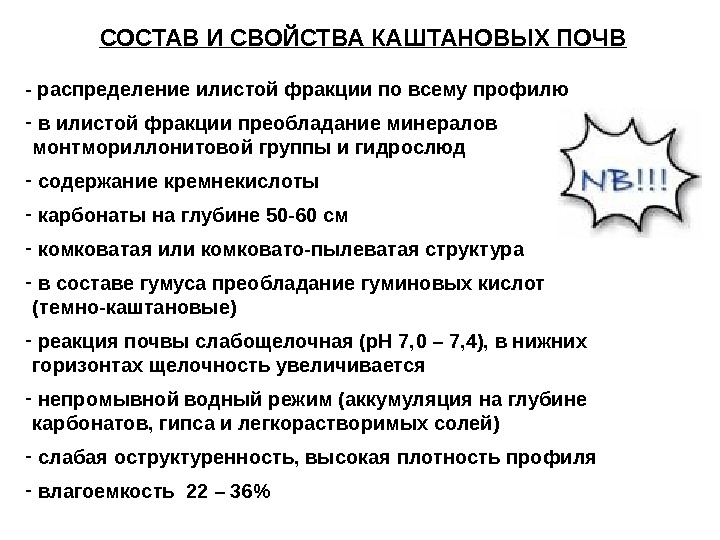 Качество фракции. Свойства каштановых почв. Каштановые почвы характеристика. Химический состав каштановых почв. Особенности каштановых почв.