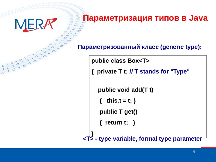 Java generic class